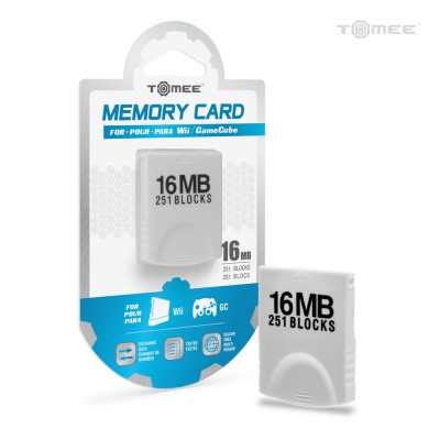 GC:WII: MEMORY CARD - TOMEE - 251 BLOCK (16MB/4X) (NEW)